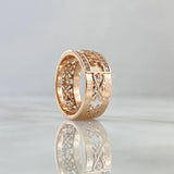 Fabricacion Bajo Pedido Anillo Mis 15s 11gr / Circones Blancos Oro Rosa 18K Fabricacion Bajo Pedido Anillo Mis 15s 11gr / Circones Blancos Oro Rosa 18K