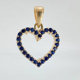 Dije Silueta Corazón Doble Faz 1.4gr / 3/4 in / Oro Amarillo 18K © Dije Silueta Corazón Doble Faz 1.4gr / 3/4 in / Oro Amarillo 18K ©