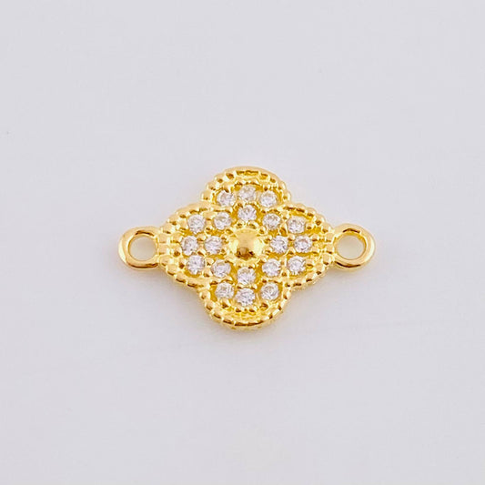 Herraje Trebol 0.75 g / 1/2 in Oro Amarillo 18K