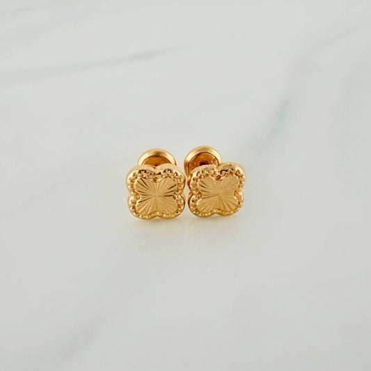 Topos Trebol 0.9gr / 6.8mm Oro Amarillo 18K %
