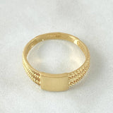 Striped Belt Ring 4.35gr / Size 11 / 18K Gold Striped Belt Ring 4.35gr / Size 11 / 18K Gold