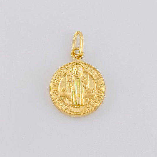 Dije San Benito 0.8 g / 3/4 in Oro Amarillo 18K