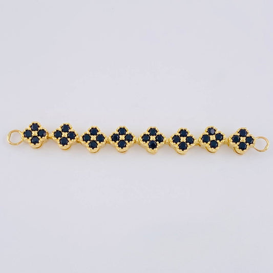 Herraje Retazo Secuencia Trebol 1.95 g / 2 in Oro Amarillo 18K