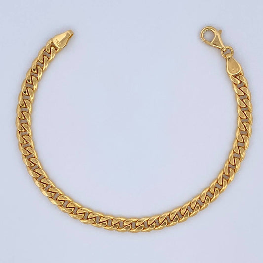 Pulso Cubano 8.45gr / 19cm / +0Oro 18K &