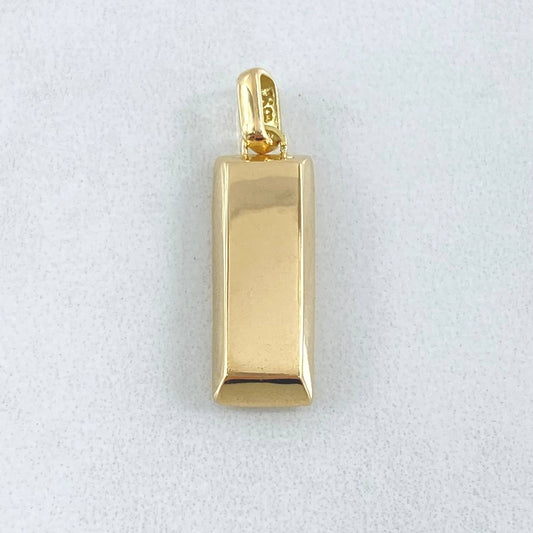 Dije Lingote 5.7gr / 3cm / Nac.Esp.Oro 18K *