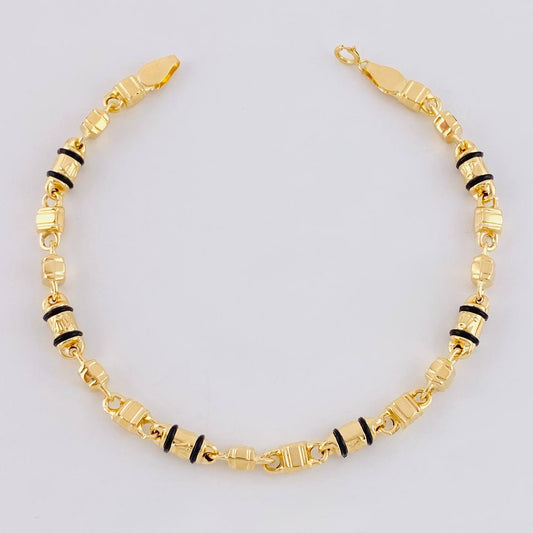 Pulso Rustico Candado Boya 4.95 g / 8 1/4 in / 5 mm Oro Amarillo 18K
