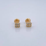 Stud Earrings 1.1gr / 18K Gold & Stud Earrings 1.1gr / 18K Gold &