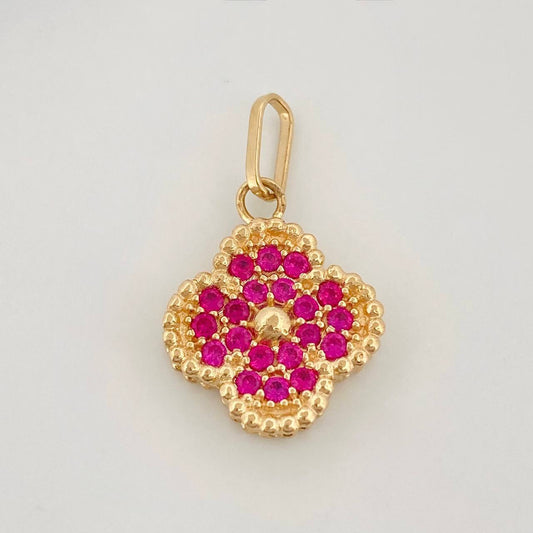 Dije Trebol 2.7g / 3/4 in Oro Amarillo 18K