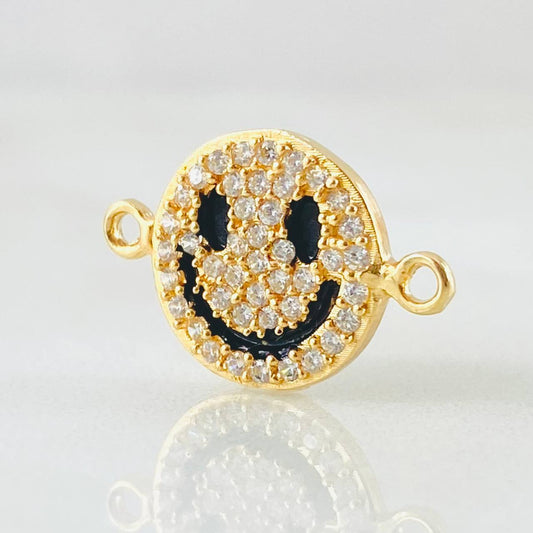 Herraje Cara Feliz 1.45gr / 3/4 in / Oro Amarillo 18K !