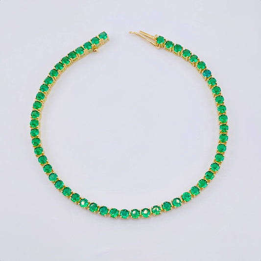 Pulso Tenis 7.75 g / 7 3/4 in / 3,1 mm Oro Amarillo 18K