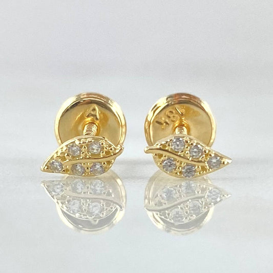 Topos Hoja 0.6gr / Oro 18K