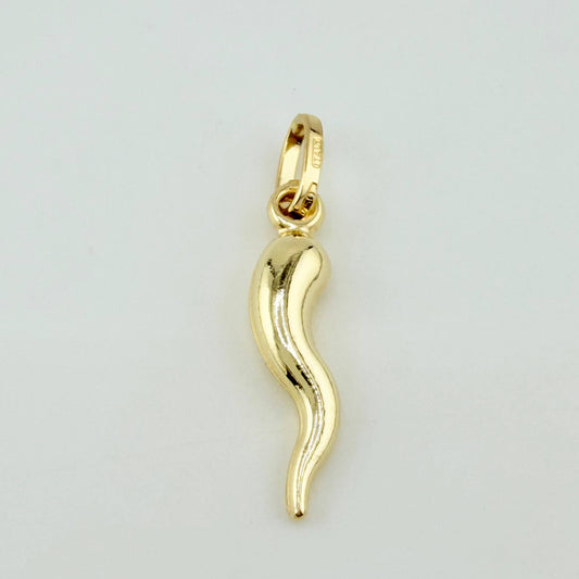 Dije Chile Jalapeño 0.75gr / 1 in / Oro Amarillo +4 18K *