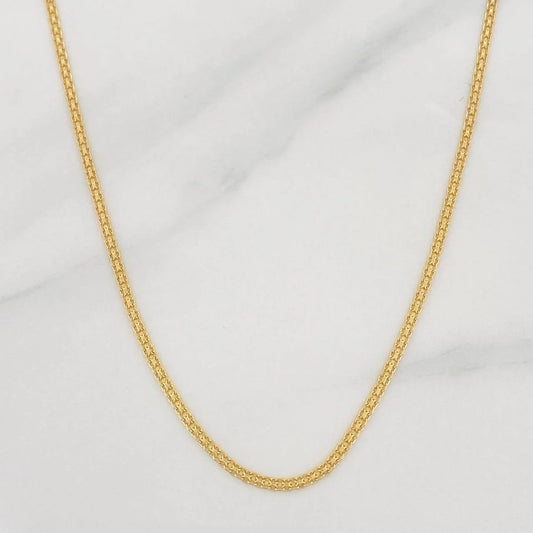 Bismark Chain 3.25g / 24 in / 1.4mm Yellow Gold 18K