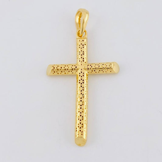 Pendant Cross Latin Mesh 2.75 g / 1 1/2 in Yellow Gold 18K
