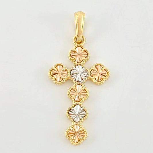 Dije Trebol 2.6 g / 1 1/2 in Tres Oros 18K