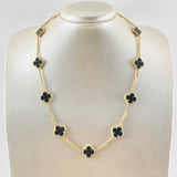 Cadena Aro Seguido Trebol 27.1gr / 50cm / Nac.Esp. Oro 18K - Cadena Aro Seguido Trebol 27.1gr / 50cm / Nac.Esp. Oro 18K -
