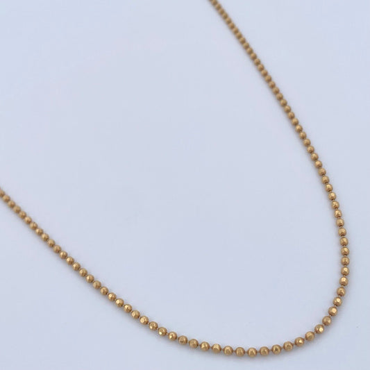 Cadena Militar 5.3gr / 23 3/4 in / Oro Amarillo +3 18K &
