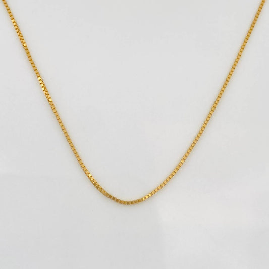Venetian Chain 2.15g / 22 in / 0.6mm Yellow Gold 18K