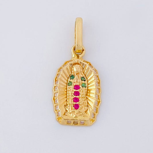 Dije Virgen de Guadalupe 2.2g / 3/4 in Oro Amarillo 18K