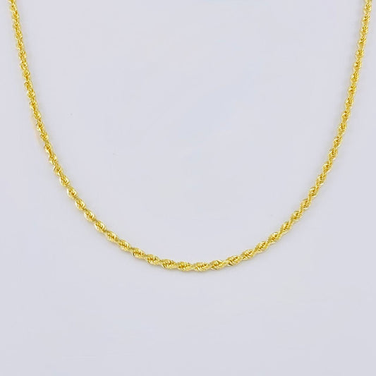Cadena Lazo 5.75 g / 19 3/4 in / 2.6 mm Oro Amarillo 18K
