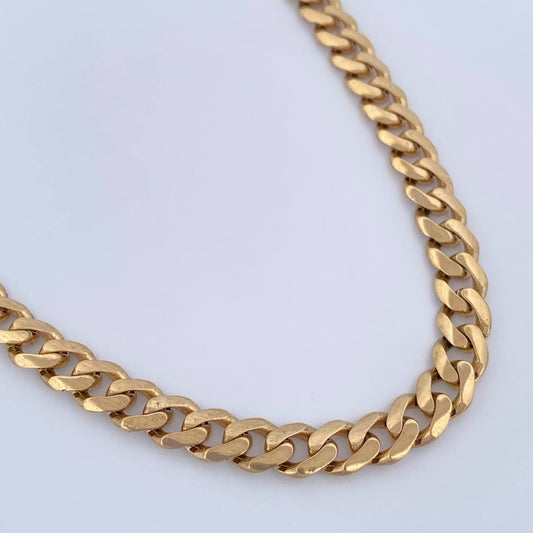 Cadena Cubana 26.15gr / 58cm / Nac.Esp. Oro 18K $