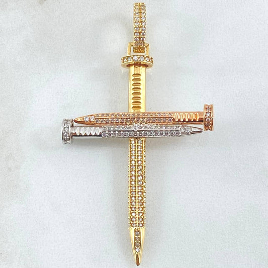 Dije Cruz Clavo 8.4gr / 6.3cm / Oro 18K ©