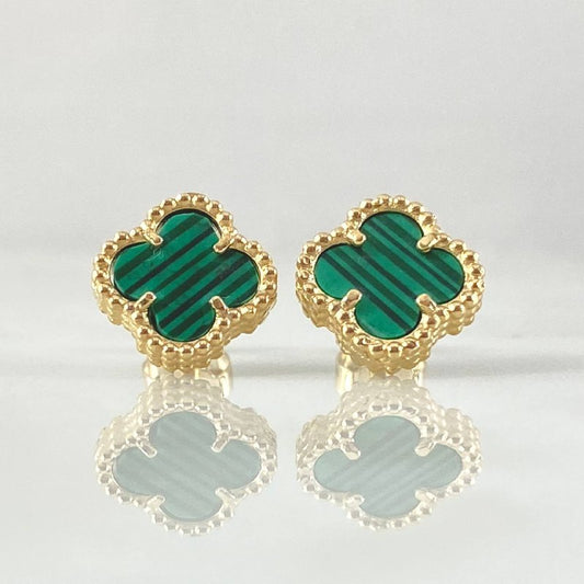 Topos Trebol 2.6gr / 1cm / Nac.Esp. Oro 18K