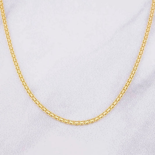 Cadena China 3.25g / 24 in / 1.45mm Oro Amarillo 18K