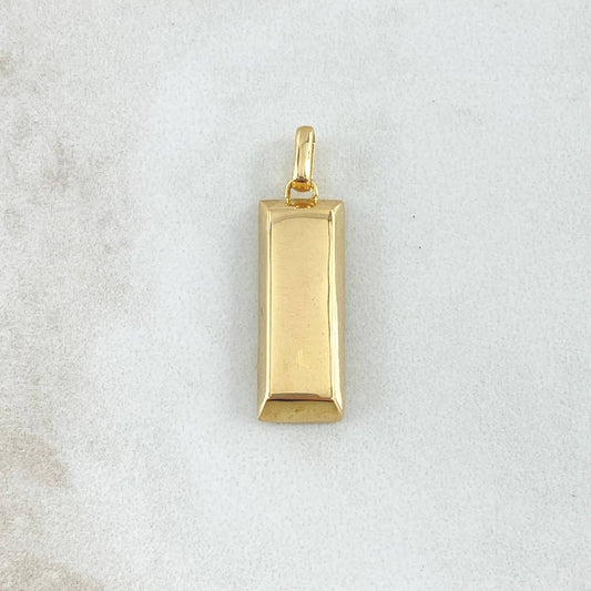 Dije Lingote 5.65gr / 3cm / Nac.Esp.Oro 18K ©