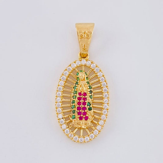 Dije Virgen de guadalupe 3.65g / 1 1/4 in Oro Amarillo 18K