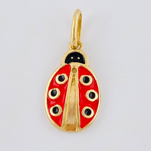 Dije Mariquita 1.5 g / 3/4 in Oro Amarillo 18K