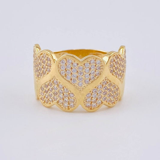 Anillo Rompe Corazones 6.1 g / T7 Oro Amarillo 18K