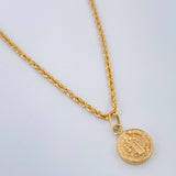 Set Cadena y Dije Lazo+ San Benito 1.25gr / 15 3/4 in / 1.2mm Oro Amarillo 18K $ Set Cadena y Dije Lazo+ San Benito 1.25gr / 15 3/4 in / 1.2mm Oro Amarillo 18K $