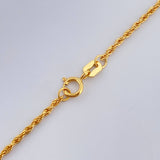Set Cadena y Dije Lazo+ San Benito 1.25gr / 15 3/4 in / 1.2mm Oro Amarillo 18K $ Set Cadena y Dije Lazo+ San Benito 1.25gr / 15 3/4 in / 1.2mm Oro Amarillo 18K $