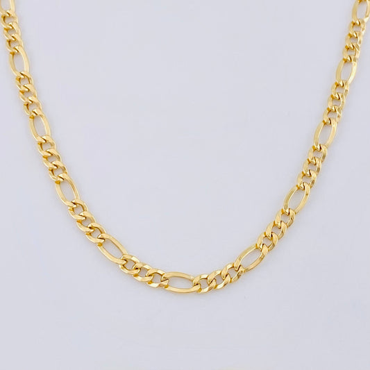Cadena Figaro 2.85 g / 24 1/2 in / 2.8 mm Oro Amarillo 18K