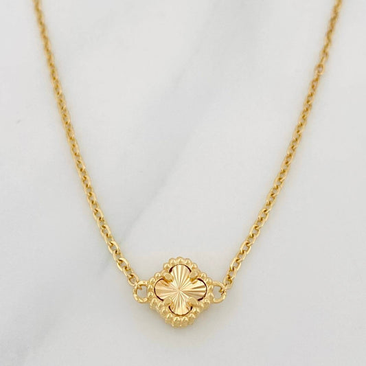 Cadena Aro Seguido Trebol 5.74g / 22 in / 1.35mm Oro Amarillo 18K