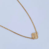 Cadena Aro Seguido Trebol 2.2gr / 42.5cm / 1.3mm Diamantada Oro Amarillo 18K & Cadena Aro Seguido Trebol 2.2gr / 42.5cm / 1.3mm Diamantada Oro Amarillo 18K &