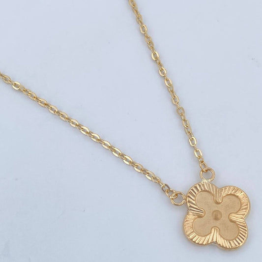 Cadena Aro Seguido Trebol 2.95gr / 45cm / Oro 18K $
