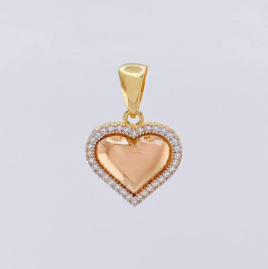 Dije Corazón 2.2 g / 1 in Oro Amarillo 18K