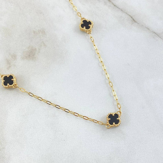 Cadena Trebol Aro seguido 6.4gr / 45cm / Nac.Esp. Oro 18K