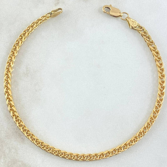 Pulso Franco 3.95gr / 19.5cm / +3 Oro 18K ©
