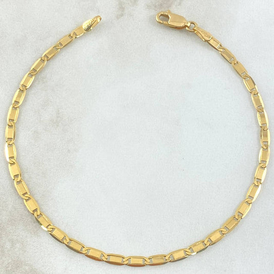 Pulso Plano 3.2gr / 18cm / +3 Oro 18K ©