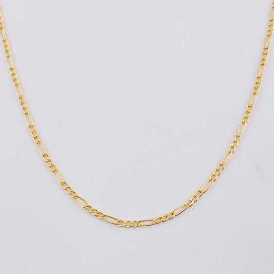 Cadena Figaro 1.2g / 18 in / 1.6mm Oro Amarillo 18K