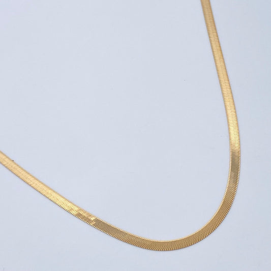 Cadena Espejo 4.7gr / 50cm / +3 Oro 18K &