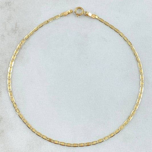Pulso Plano 1gr / 21cm / 1.5mm Oro Amarillo +3 18K