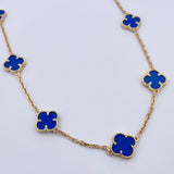 Cadena Aro Seguido Trebol 31.7gr / 68.3cm / 1.9mm Lapislazuli Oro Amarillo 18K & Cadena Aro Seguido Trebol 31.7gr / 68.3cm / 1.9mm Lapislazuli Oro Amarillo 18K &