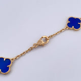 Cadena Aro Seguido Trebol 31.7gr / 68.3cm / 1.9mm Lapislazuli Oro Amarillo 18K & Cadena Aro Seguido Trebol 31.7gr / 68.3cm / 1.9mm Lapislazuli Oro Amarillo 18K &