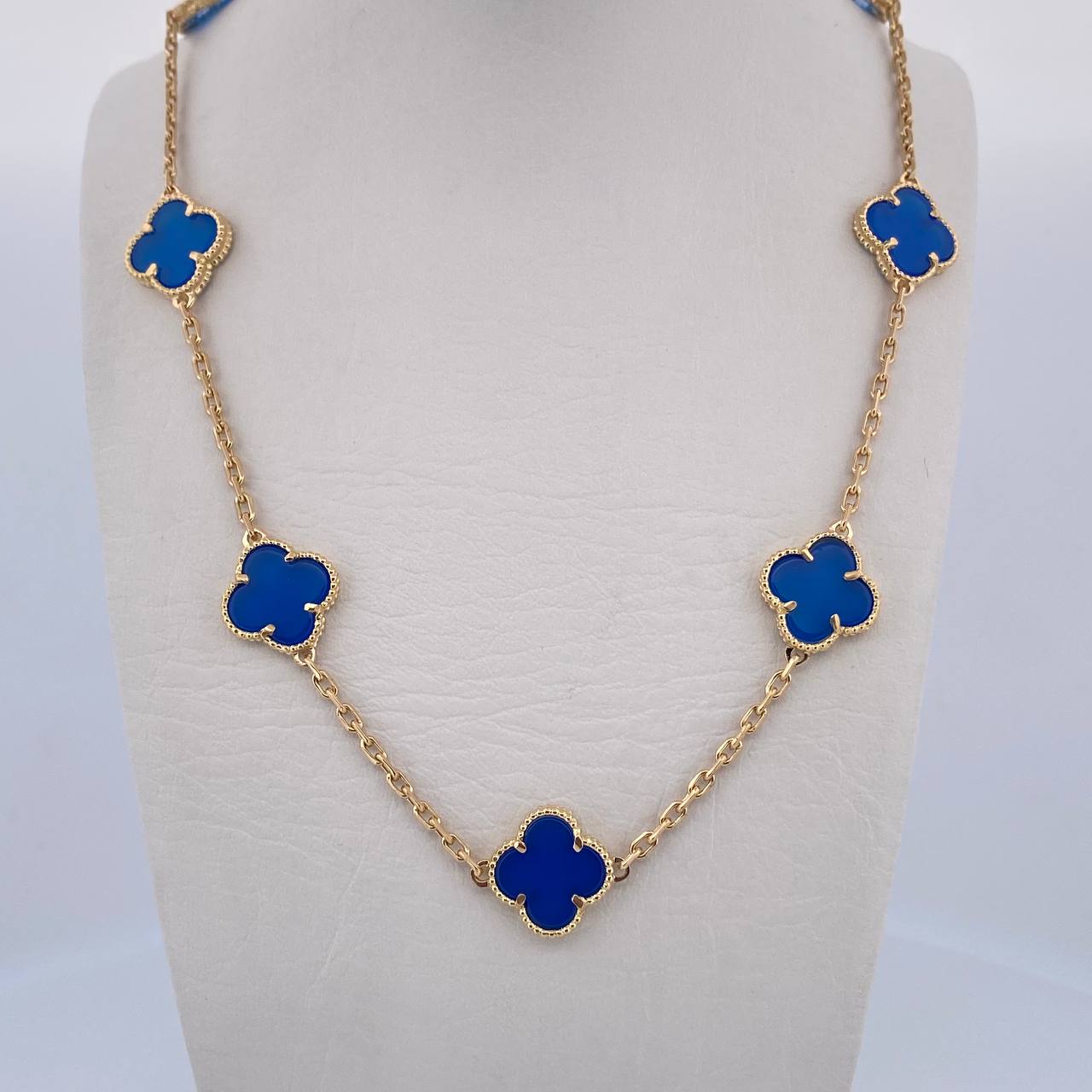 Cadena Aro Seguido Trebol 31.7gr / 68.3cm / 1.9mm Lapislazuli Oro Amarillo 18K & Cadena Aro Seguido Trebol 31.7gr / 68.3cm / 1.9mm Lapislazuli Oro Amarillo 18K &