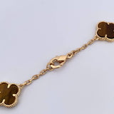 Cadena Aro Seguido Trebol 31gr / 68.2cm / 1.8mm Ojo De Tigre Oro Amarillo 18K & Cadena Aro Seguido Trebol 31gr / 68.2cm / 1.8mm Ojo De Tigre Oro Amarillo 18K &