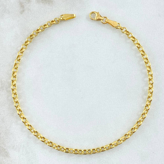 Pulso Roll-On 2.2gr / 19cm / 2.3mm Oro Amarillo +3 18K